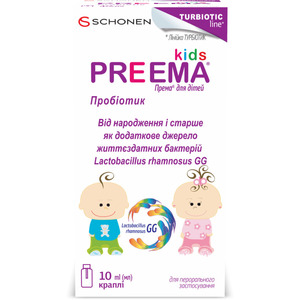 Краплі для регулювання мікрофлори кишечника дитячі Према з піпеткою 10 мл